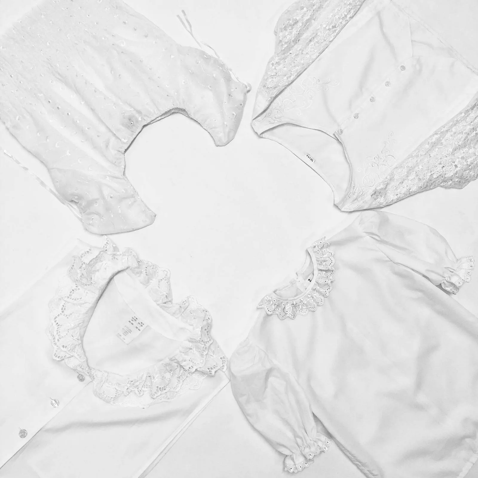Vintage White Blouses