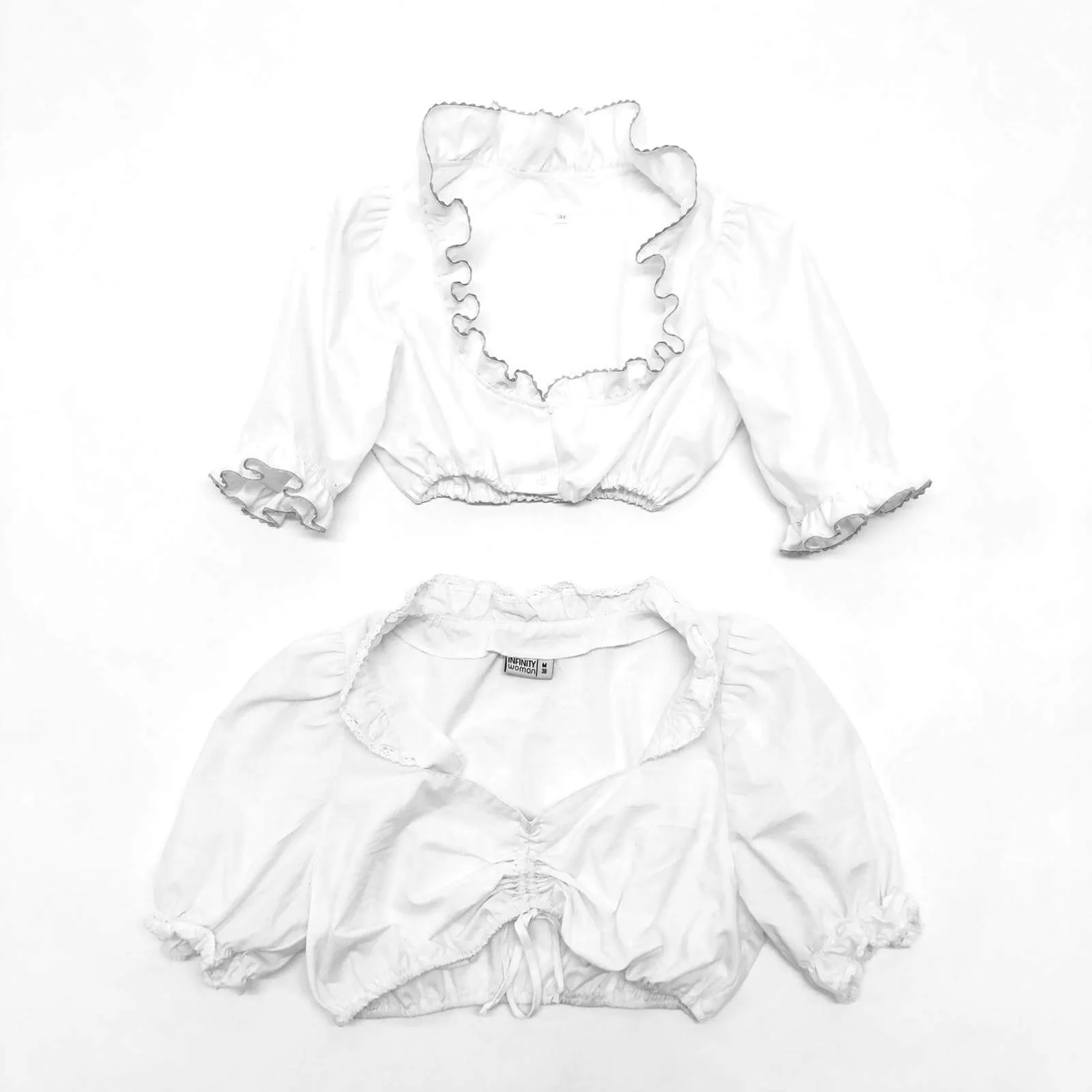 Vintage White Blouses