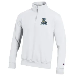 White Powerblend Quarter zip without pockets
