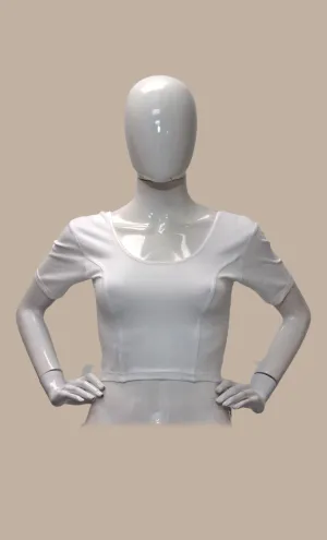 White Stretch Blouse