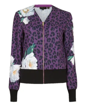 Willow Zip Print Cardigan
