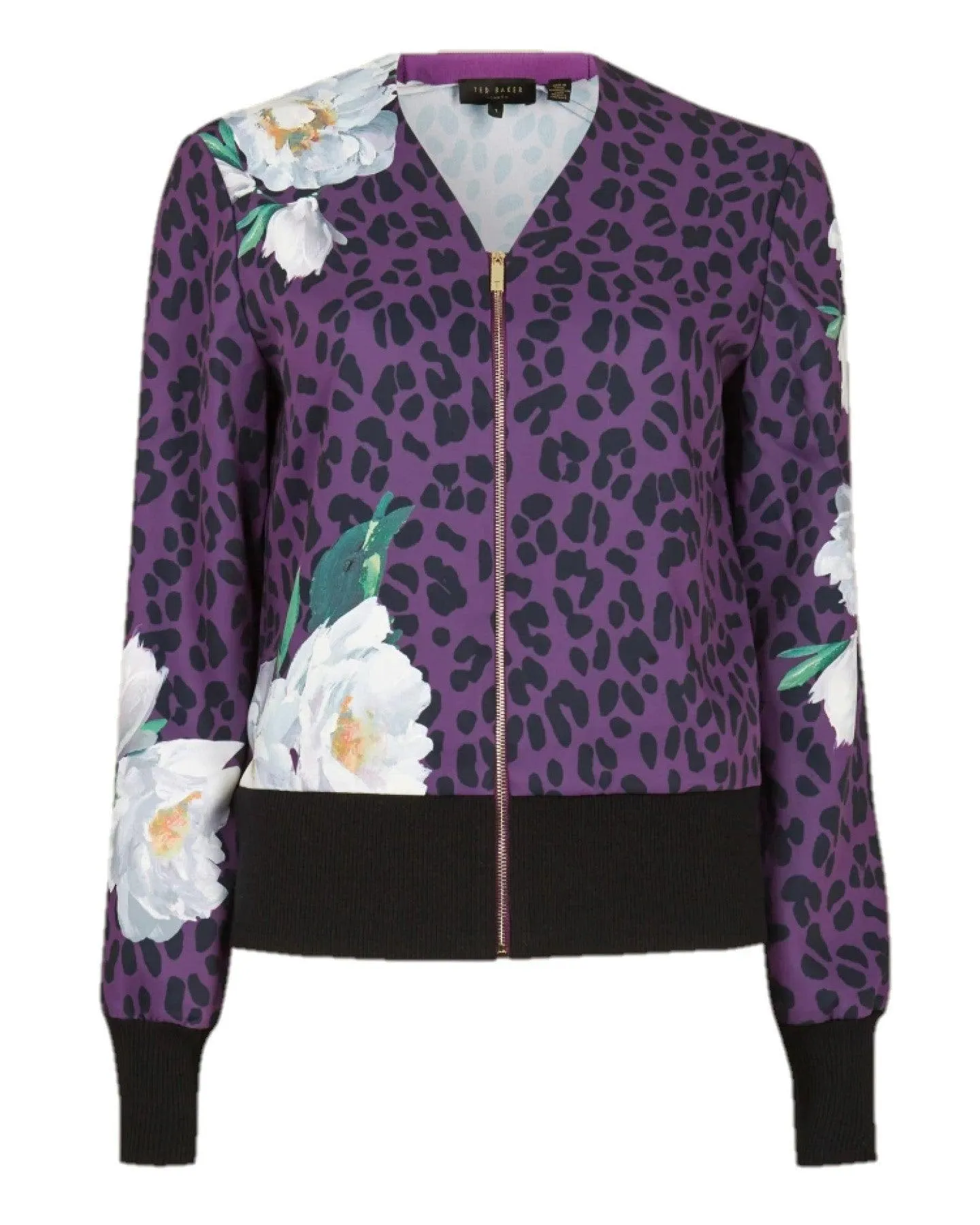 Willow Zip Print Cardigan