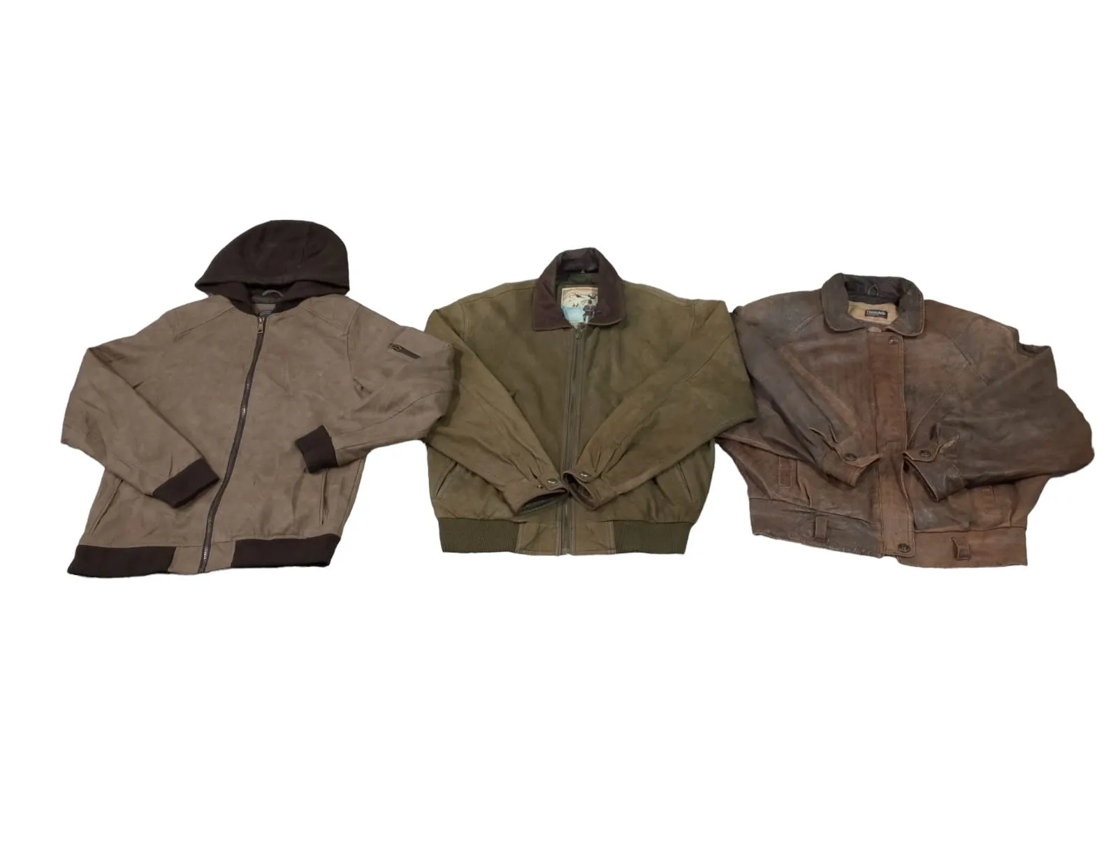 Y2k 2024 - 90s Vintage Leather Bomber Jackets Mix - 12 pcs