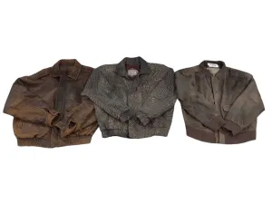 Y2k 2024 - Leather Bomber Jackets Colored - 10 pcs